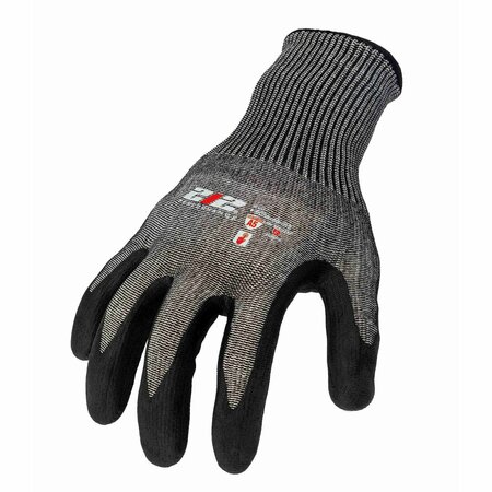 212 PERFORMANCE Nitrile Foam-Dipped Touchscreen Compatable Seamless Work Glove in Black and Gray, Large, 12PK SC5A-06-010